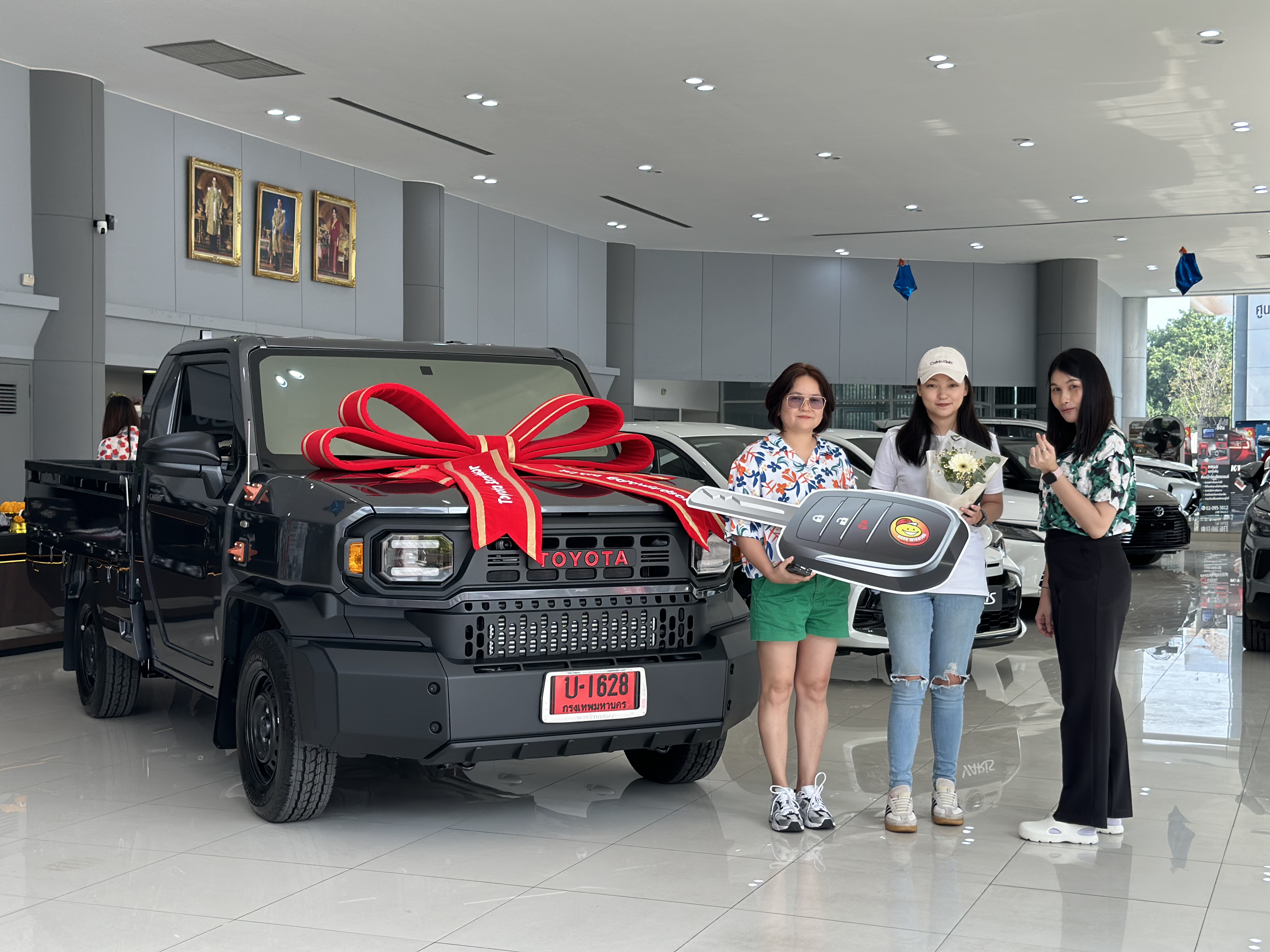 ภาพการส่งมอบรถยนต์